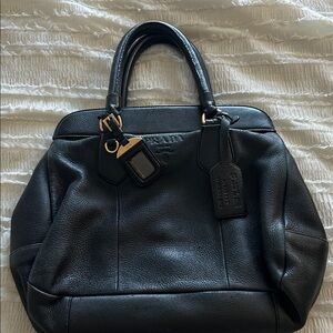 Prada Black Leather Satchel
